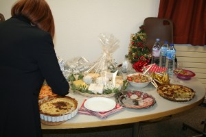 Photo of food provided to the visitors