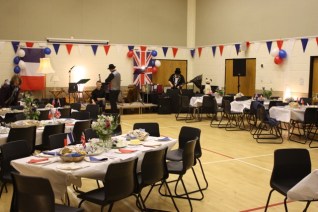 Village Hall ready for the Soirée
