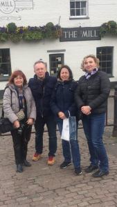 Photo of Montigny Committee outside the Mill Pub