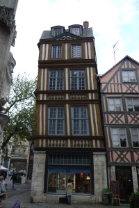 Medieval buildings abound in Rouen.