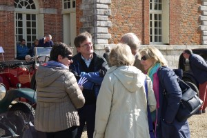Photo of group discussing.
